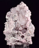 10cms RHODOCHROSITE ROSETTE QUARTZ PERU PINK CRYSTALS NEEDLES MINERAL RBZ418