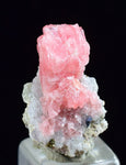 1.9cms RHODOCHROSITE FLUORITE PYRITE CRYSTAL RHOMBOHEDRAL SUPER MINIATURE RB302
