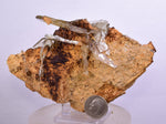 11.5cms GEMMY BARITE CRYSTALS PERU SHINY TRANSLUCENT MINERAL SPCIMEN EB69
