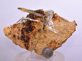 11.5cms GEMMY BARITE CRYSTALS PERU SHINY TRANSLUCENT MINERAL SPCIMEN EB69