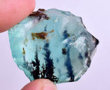 62.5cts GEM BLUE OPAL HIGH QUALITY PERU ROUGH SCENIC MINERAL SPECIMEN OB149