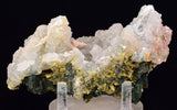 14cms PREHNITE EPIDOTE CLINOZOISITE LIMONITE SHINY NATURAL CRYSTAL MINERAL QB97