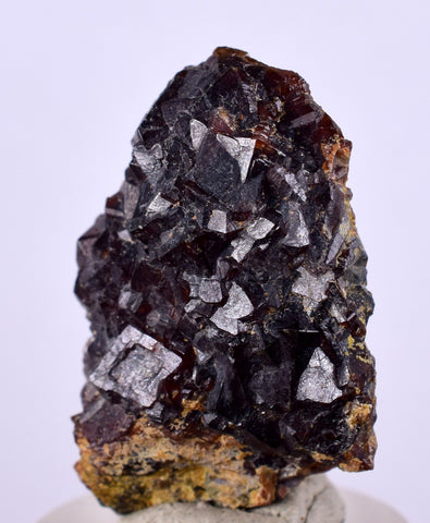 3.2cms  GEM GARNET STEPPED CRYSTALS PERU SHINY SHARP RARE MINERAL SPECIMEN GB13