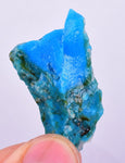47cts ROYAL BLUE GEM SILICA CHRYSOCOLLA CHALCEDONY LILY MINE PERU ROUGH SB181