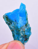 47cts ROYAL BLUE GEM SILICA CHRYSOCOLLA CHALCEDONY LILY MINE PERU ROUGH SB181