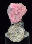 1.9ms RHODOCHROSITE FLUORITE PYRITE CHINA CRYSTAL RHOMBOHEDRAL MINIATURE RB409