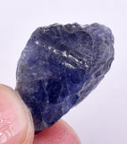 25cts GEM TANZANITE ROUGH ZOISITE GEMSTONE TANZANIA MINERAL TB49