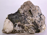 17cms EPIDOTE QUARTZ CALCITE HEMATITE CRYSTALS PERU CLUSTER MINERAL CB163