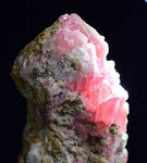 6.5cms GEM RHODOCHROSITE FLUORITE PYRITE CRYSTAL QUARTZ CHINA FLUORESCENT RB313