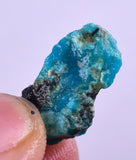 7carats GEM SILICA CHRYSOCOLLA CHALCEDONY PERU HIGH YIELD NEW FIND ROUGH SB112