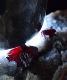 6cms PROUSTITE RED RUBY SILVER PERU TRANSLUCENT FACET UCHUCCHACUA MINE HB48