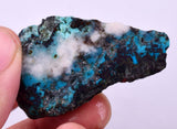 30grs GEM SILICA CHRYSOCOLLA SCENIC PERU CHALCEDONY COPPER MINERALS ROUGH SB190