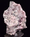 10cms RHODOCHROSITE ROSETTE QUARTZ PERU PINK CRYSTALS NEEDLES MINERAL RBZ418