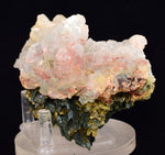 14cms PREHNITE EPIDOTE CLINOZOISITE LIMONITE SHINY NATURAL CRYSTAL MINERAL QB97