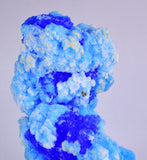12.5cms NEW BLUE CHALCANTHITE NATURAL BOTRYOIDAL CRYSTALS PERU TRANSLUCENT FB33