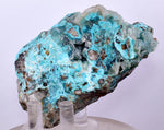 7.4cms DRUZY CHRYSOCOLLA QUARTZ PERU COPPER MINERAL SPECIMEN COLLECTOR DB70