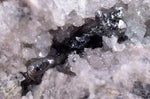 3.8cms TWIN ACANTHITE QUARTZ PYRARGYRITE CRYSTALS MINERALPERU COLLECTOR HB168