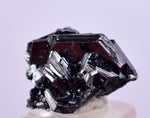 1.3cm PEARCEITE POLYBASITE PYRITE  CRYSTAL SILVER  MINERAL SPECIMEN PERU HB226