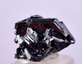 1.3cm PEARCEITE POLYBASITE PYRITE  CRYSTAL SILVER  MINERAL SPECIMEN PERU HB226
