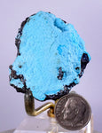 4.3cms CHRYSOCOLLA BOTRYOIDAL CRYSTALS PERU SPHERES GRAPE TURQUOISE COLOR CB70