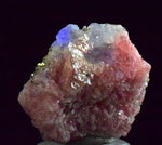 1.9ms RHODOCHROSITE FLUORITE PYRITE CHINA CRYSTAL RHOMBOHEDRAL MINIATURE RB409