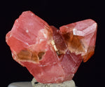 1.8cms TWIN SCEPTER RHODOCHROSITE CRYSTALS PERU UCHUCHACCUA MINE RB479