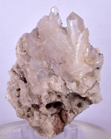 6.6cms PINK LITHIUM QUARTZ FUCHSITE COLOMBIA SHINY NATURAL CRYSTAL MINERAL QB85