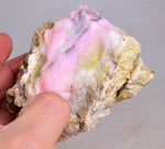 360 grams GEM PINK OPAL PERU ROUGH ANGEL SKIN TRANSLUCENT CORAL COLOR PB84