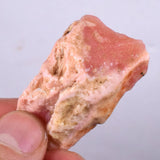 14.1 grams GEM PINK OPAL PERU ROUGH CORAL COLOR TRANSLUCENT MINERAL PB18