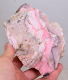 775grs. PINK OPAL NATURAL GLOBE FISH ? PERU ROUGH TRANSLUCENT CORAL COLOR PB99