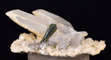 12.3cms QUARTZ EPIDOTE CRYSTAL MINERAL SPECIMEN QB109