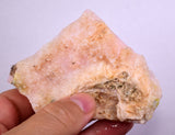 119 grams GEM PINK OPAL PERU ROUGH ANGEL SKIN TRANSLUCENT CORAL COLOR PB67