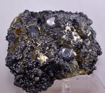 10cms PYRITE CUBIC GALENA BOURNONITE PERU CRYSTALS MINERAL SPECIMEN MB135