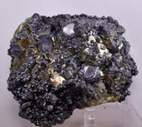 10cms PYRITE CUBIC GALENA BOURNONITE PERU CRYSTALS MINERAL SPECIMEN MB135