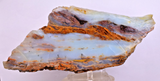 680grms 23cm BLUE OPAL PERU SLAB SCENIC SEASCAPE SCULPTURE ROUGH LANDSCAPE OB153