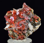 3.6cm VANADINITE CRYSTAL BARITE MIBLADEN MOROCCO MINIATURE MINERAL SPECIMEN WB21