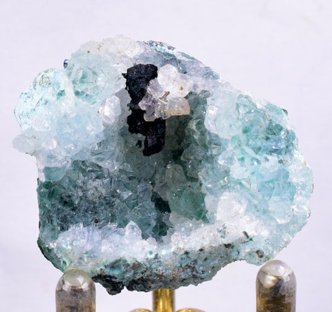 3.9cms ATACAMITE DRUZY CHRYSOCOLLA  STALACTITE LILY MINE PERU MINERAL AB42