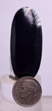 4.3 Grams LEMURIAN BLACK JADE GEM PERU PYRITE JEWELRY CABOCHON PENDANT BB188