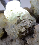 26cms MUSEUM PREHNITE CRYSTALS PERU SHINY MINERAL SPECIMEN UB245