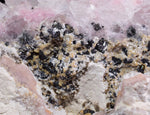 14cms RHODOCHROSITE ROSETTE QUARTZ PERU SPHALERITE JORDANITE ? CRYSTALS RBZ417