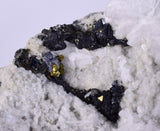 8.8ms  GREEN BLUE FLUORITE PYRITE CRYSTAL PERU HUANZALA MINE SHINY KB18