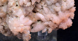 9.1cms ROSE DRUZY QUARTZ BRIGHT CRYSTALS CATHEDRAL BOTRYOIDAL PERU NEW FIND QB73