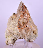 9.5 cms RED ORANGE ZEOLITE STILBITE LAUMONTITE CALCITE CRYSTALS PERU FB79