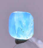 0.5ct GEM BLUE OPAL SCENIC CABOCHON PERU SEASCAPE PENDANT JEWELRY BB298