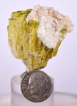4.2cms VESUVIANITE CALCITE CRYSTALS PERU PAMPA BLANCA MINERAL SPECIMEN CB112