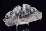 3.9cms ACANTHITE QUARTZ CRYSTALS MINERAL SPECIMEN PERU COLLECTOR HB3