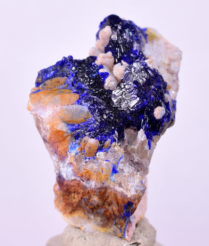 2.7cms GEM AZURITE CRYSTALS MEXICO ROYAL BLUE COLOR SHINY UB264