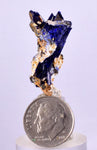 3cms GEM AZURITE CRYSTALS MOROCCO ROYAL BLUE COLOR SHARP SHINY UB102