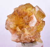 3.8cms GEM YELLOW FLUORITE SHINY CRYSTAL AHOULI MOROCCO MINERAL SPECIMEN KB44