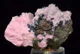 6.8cms RHODOCHROSITE CALCITE PYRITE  CRYSTALS HUANZALA PERU PINK CRYSTALS RB362